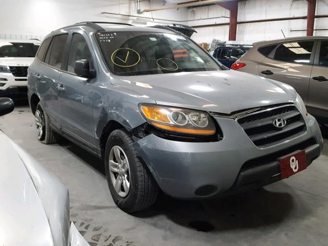 5NMSG13D39H254405 - 2009 HYUNDAI SANTA FE G GRAY photo 1