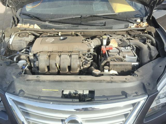 3N1AB7AP2EY300853 - 2014 NISSAN SENTRA S GRAY photo 7