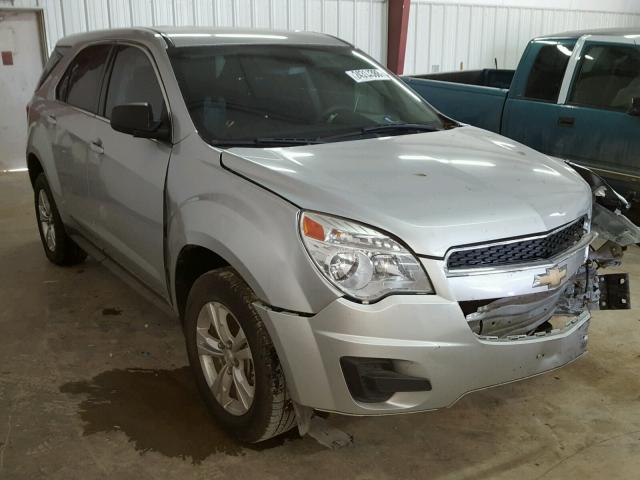 2GNALAEK7F6205866 - 2015 CHEVROLET EQUINOX LS SILVER photo 1