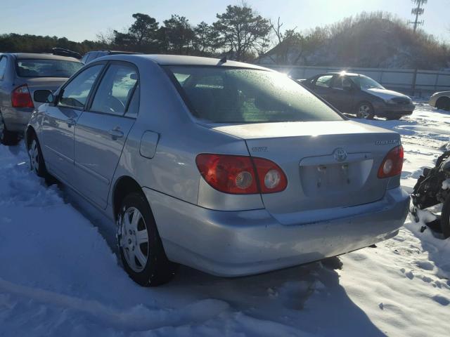 1NXBR32E86Z613926 - 2006 TOYOTA COROLLA CE SILVER photo 3