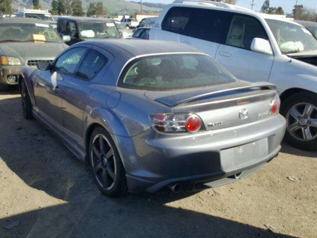 JM1FE173340113576 - 2004 MAZDA RX8 GRAY photo 3