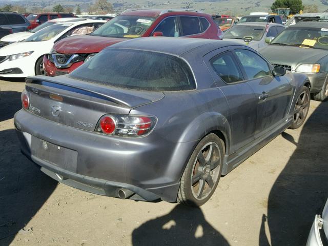 JM1FE173340113576 - 2004 MAZDA RX8 GRAY photo 4