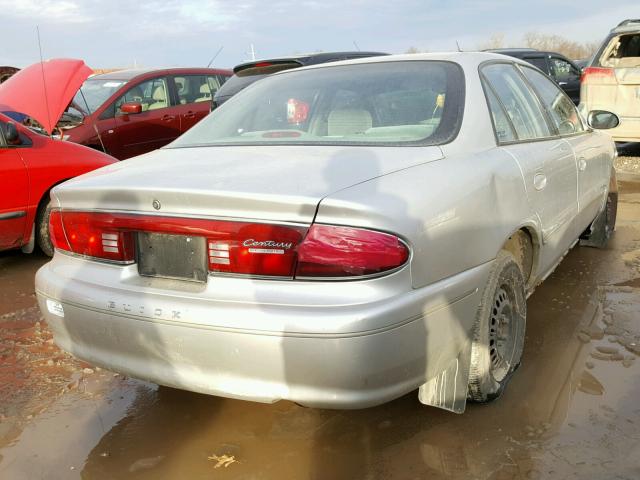 2G4WS52J721274628 - 2002 BUICK CENTURY CU SILVER photo 4