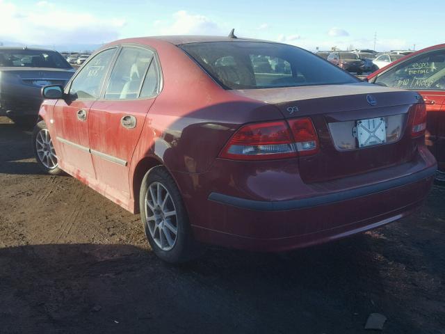 YS3FD49Y451052188 - 2005 SAAB 9-3 ARC MAROON photo 3