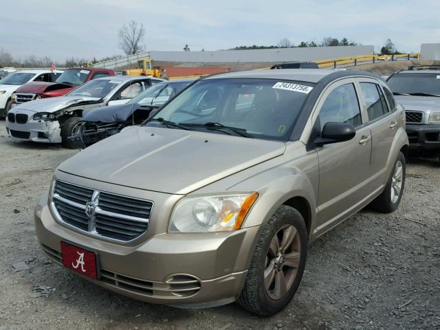 1B3CB4HA0AD605174 - 2010 DODGE CALIBER SX GOLD photo 2