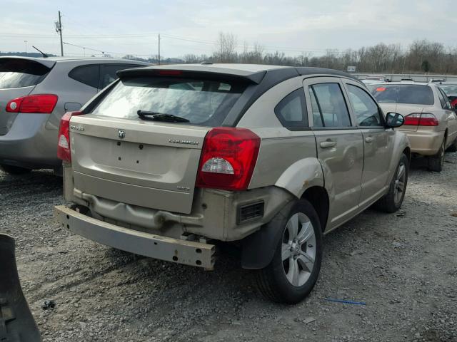 1B3CB4HA0AD605174 - 2010 DODGE CALIBER SX GOLD photo 4