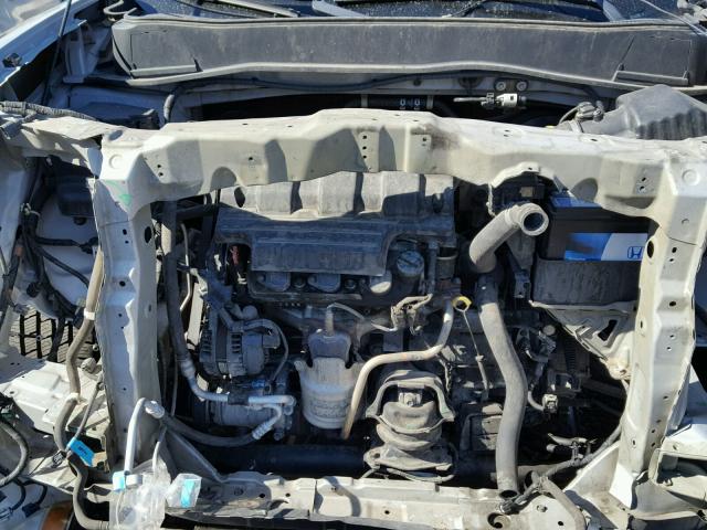 5FNYF485X9B034583 - 2009 HONDA PILOT EXL SILVER photo 7