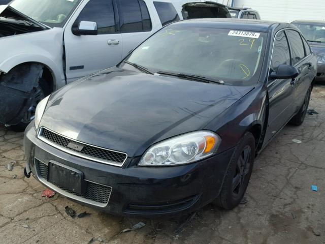 2G1WT58K679367756 - 2007 CHEVROLET IMPALA LT BLACK photo 2