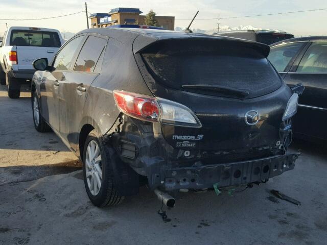 JM1BL1L78C1674197 - 2012 MAZDA 3 I BLACK photo 3