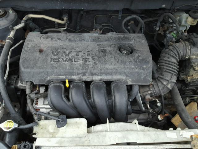 2T1BR32E75C335777 - 2005 TOYOTA COROLLA CE GRAY photo 7