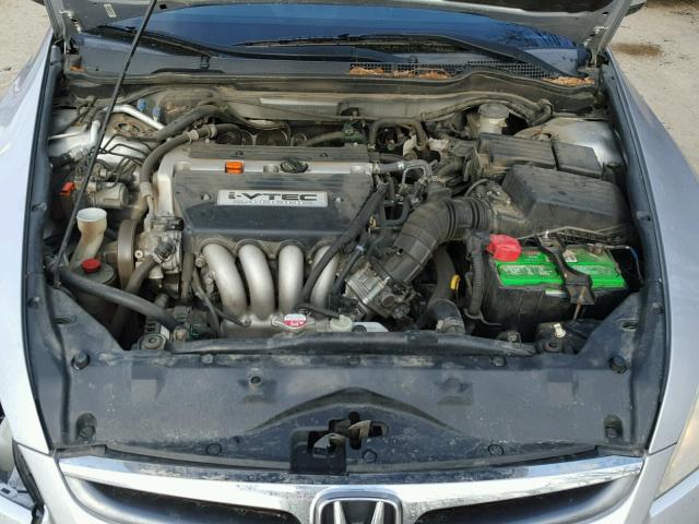 1HGCM56396A011227 - 2006 HONDA ACCORD SE SILVER photo 7