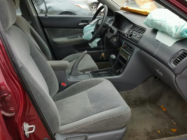 1HGCD5632VA032550 - 1997 HONDA ACCORD LX MAROON photo 5