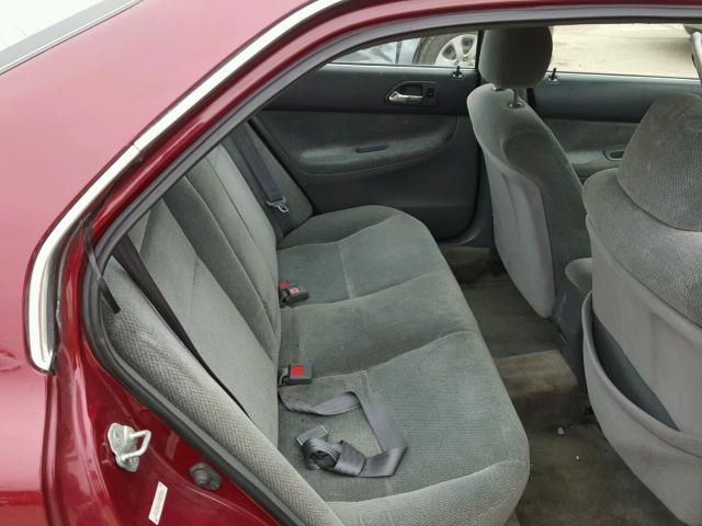 1HGCD5632VA032550 - 1997 HONDA ACCORD LX MAROON photo 6