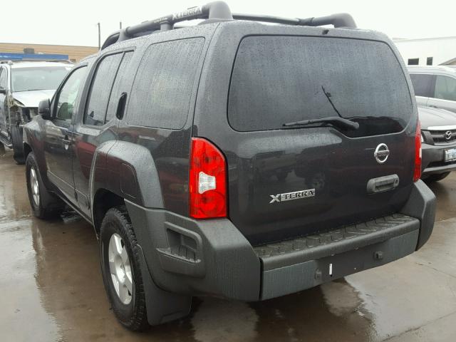 5N1AN08U25C650723 - 2005 NISSAN XTERRA OFF GRAY photo 3