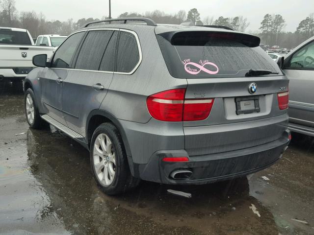 5UXFE835X8L160493 - 2008 BMW X5 4.8I GRAY photo 3