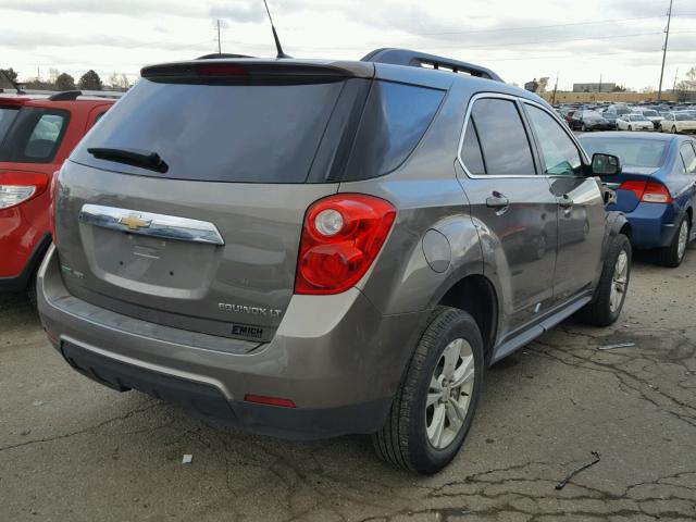 2GNFLEEKXC6111280 - 2012 CHEVROLET EQUINOX LT GRAY photo 4