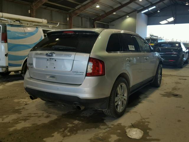 2FMDK3K94CBA56465 - 2012 FORD EDGE LIMIT SILVER photo 4