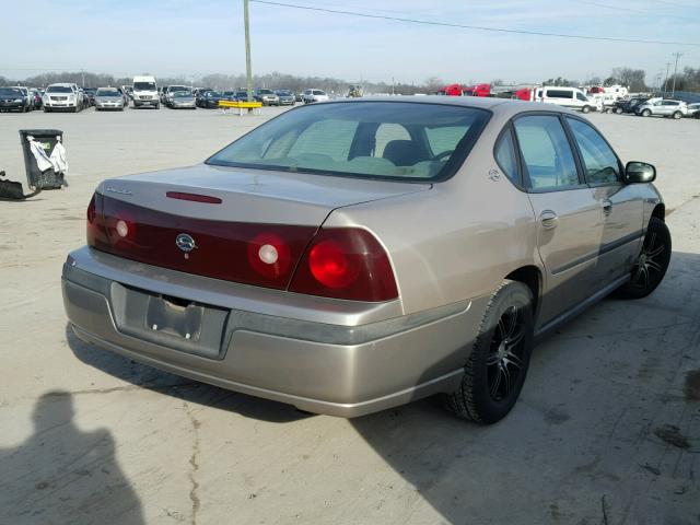 2G1WF52E939344928 - 2003 CHEVROLET IMPALA 金色 照片 4