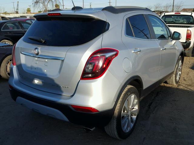 KL4CJASBXHB018241 - 2017 BUICK ENCORE PRE SILVER photo 4