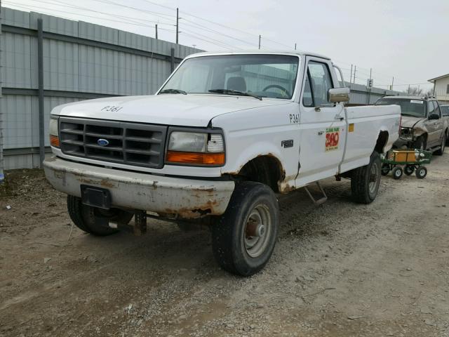 1FTHF36H7SNA87370 - 1995 FORD F350 WHITE photo 2