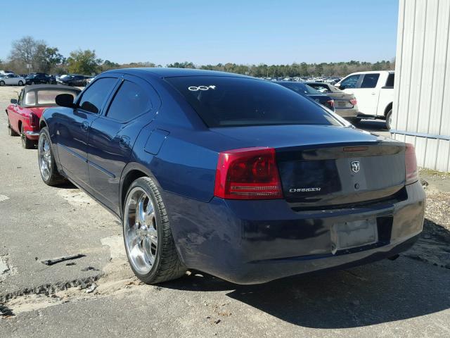 2B3KA43R66H475388 - 2006 DODGE CHARGER SE BLUE photo 3