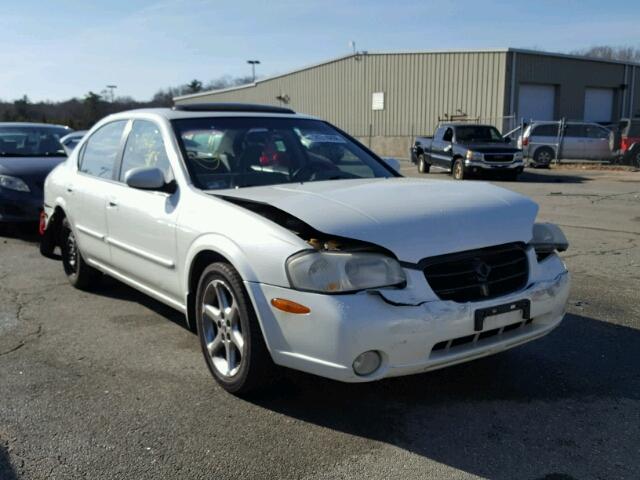 JN1CA31D91T837703 - 2001 NISSAN MAXIMA GXE WHITE photo 1