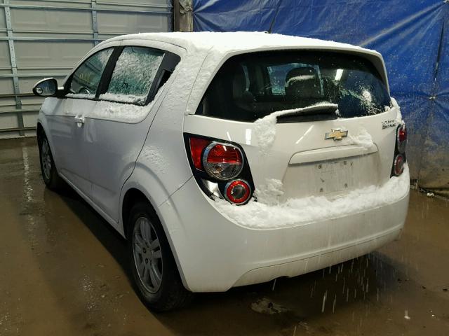 1G1JA6SH6C4141328 - 2012 CHEVROLET SONIC LS WHITE photo 3