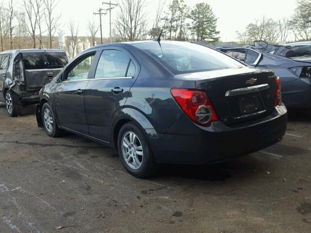 1G1JC5SH5E4200764 - 2014 CHEVROLET SONIC LT BLUE photo 3