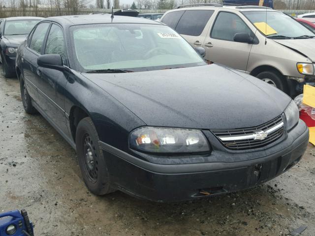 2G1WF55K259339963 - 2005 CHEVROLET IMPALA BLACK photo 1