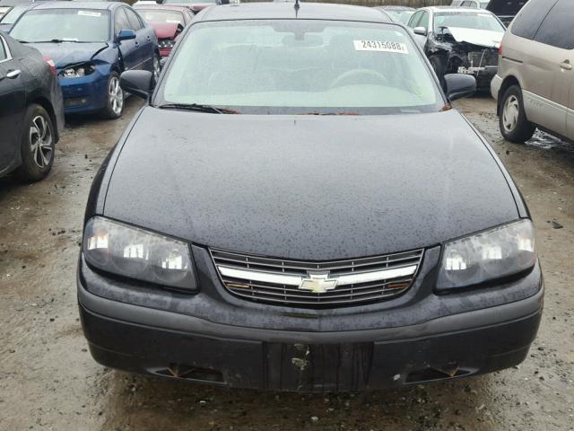 2G1WF55K259339963 - 2005 CHEVROLET IMPALA 黑色 照片 9