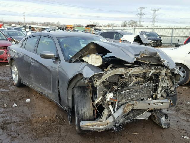 2C3CDXBG8CH111646 - 2012 DODGE CHARGER SE GRAY photo 1