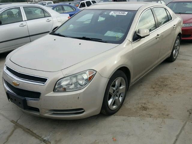 1G1ZC5E07AF279118 - 2010 CHEVROLET MALIBU 1LT BEIGE photo 2