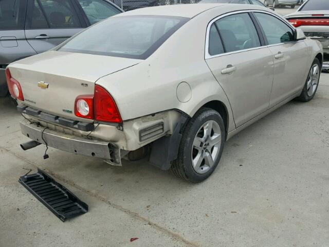 1G1ZC5E07AF279118 - 2010 CHEVROLET MALIBU 1LT BEIGE photo 4