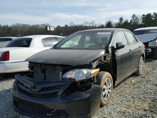 2T1BU4EE2BC749139 - 2011 TOYOTA COROLLA BA BLACK photo 2