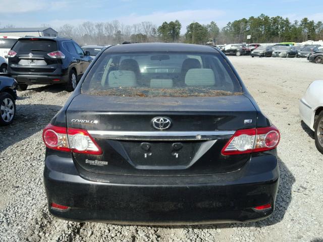 2T1BU4EE2BC749139 - 2011 TOYOTA COROLLA BA BLACK photo 9