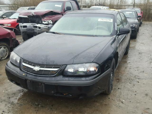 2G1WF55K159340425 - 2005 CHEVROLET IMPALA 黑色 照片 2