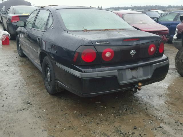 2G1WF55K159340425 - 2005 CHEVROLET IMPALA 黑色 照片 3