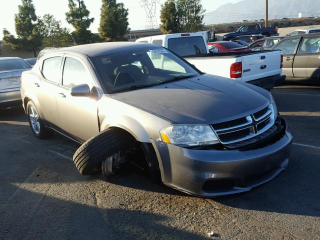 1C3CDZCB8CN158908 - 2012 DODGE AVENGER SX GRAY photo 1