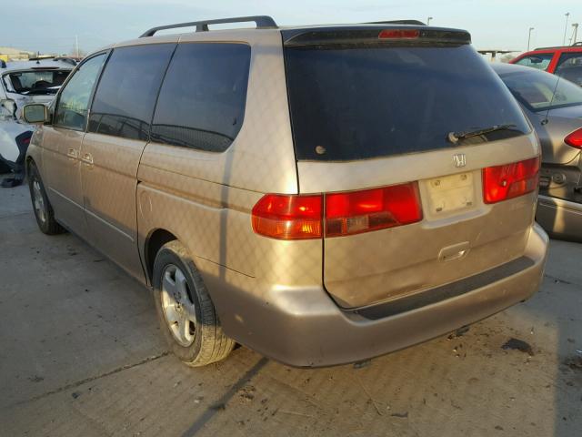 2HKRL1861YH571069 - 2000 HONDA ODYSSEY EX GOLD photo 3