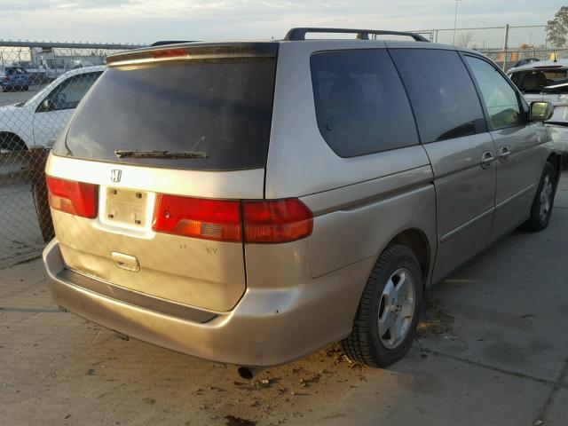 2HKRL1861YH571069 - 2000 HONDA ODYSSEY EX GOLD photo 4