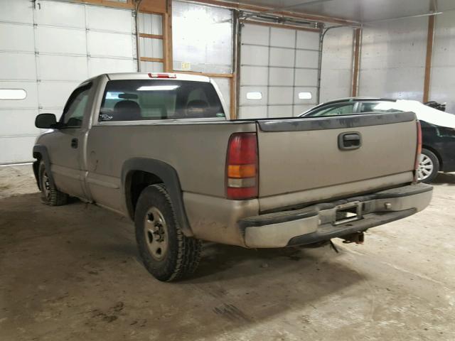 1GTEC14W0XE508211 - 1999 GMC NEW SIERRA TAN photo 3