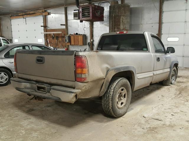 1GTEC14W0XE508211 - 1999 GMC NEW SIERRA TAN photo 4