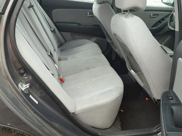 KMHDU46D39U627672 - 2009 HYUNDAI ELANTRA GL GRAY photo 6