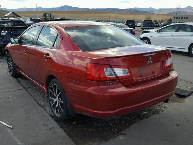 4A3AB36F59E026182 - 2009 MITSUBISHI GALANT ES RED photo 3