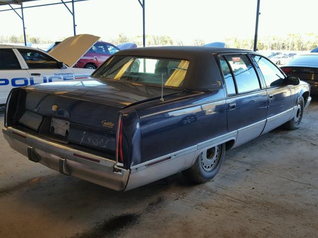 1G6DW52P7SR700879 - 1995 CADILLAC FLEETWOOD BLUE photo 4