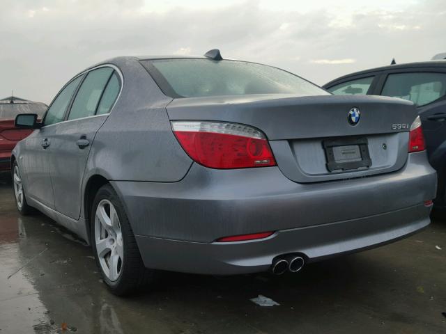 WBANW13588CZ73409 - 2008 BMW 535 I GRAY photo 3