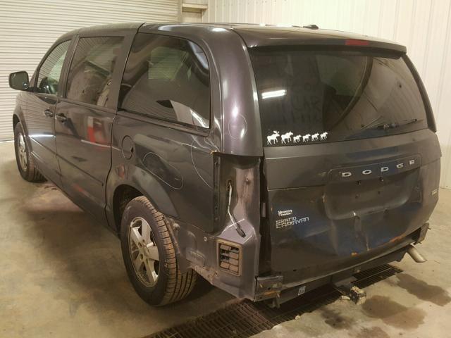 2D4RN3DG9BR788757 - 2011 DODGE GRAND CARA GRAY photo 3