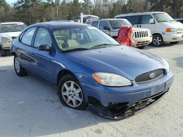 1FAHP53U14A194604 - 2004 FORD TAURUS SE BLUE photo 1