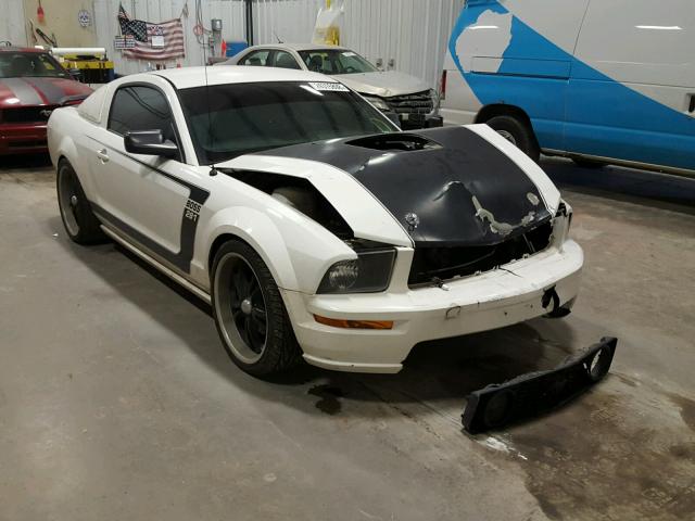 1ZVHT82HX75199094 - 2007 FORD MUSTANG GT WHITE photo 1