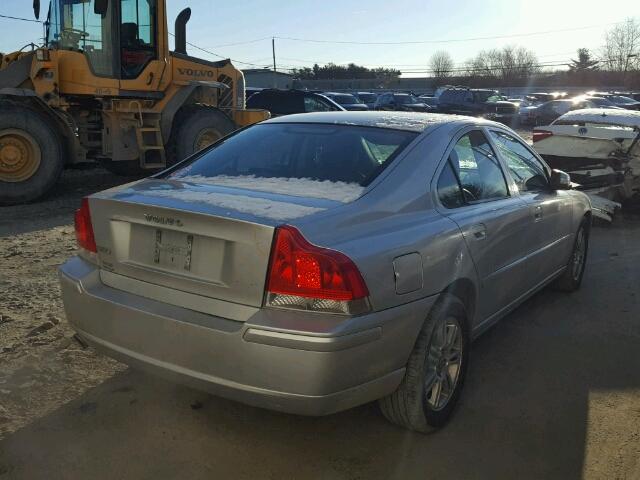 YV1RH592872617804 - 2007 VOLVO S60 2.5T SILVER photo 4